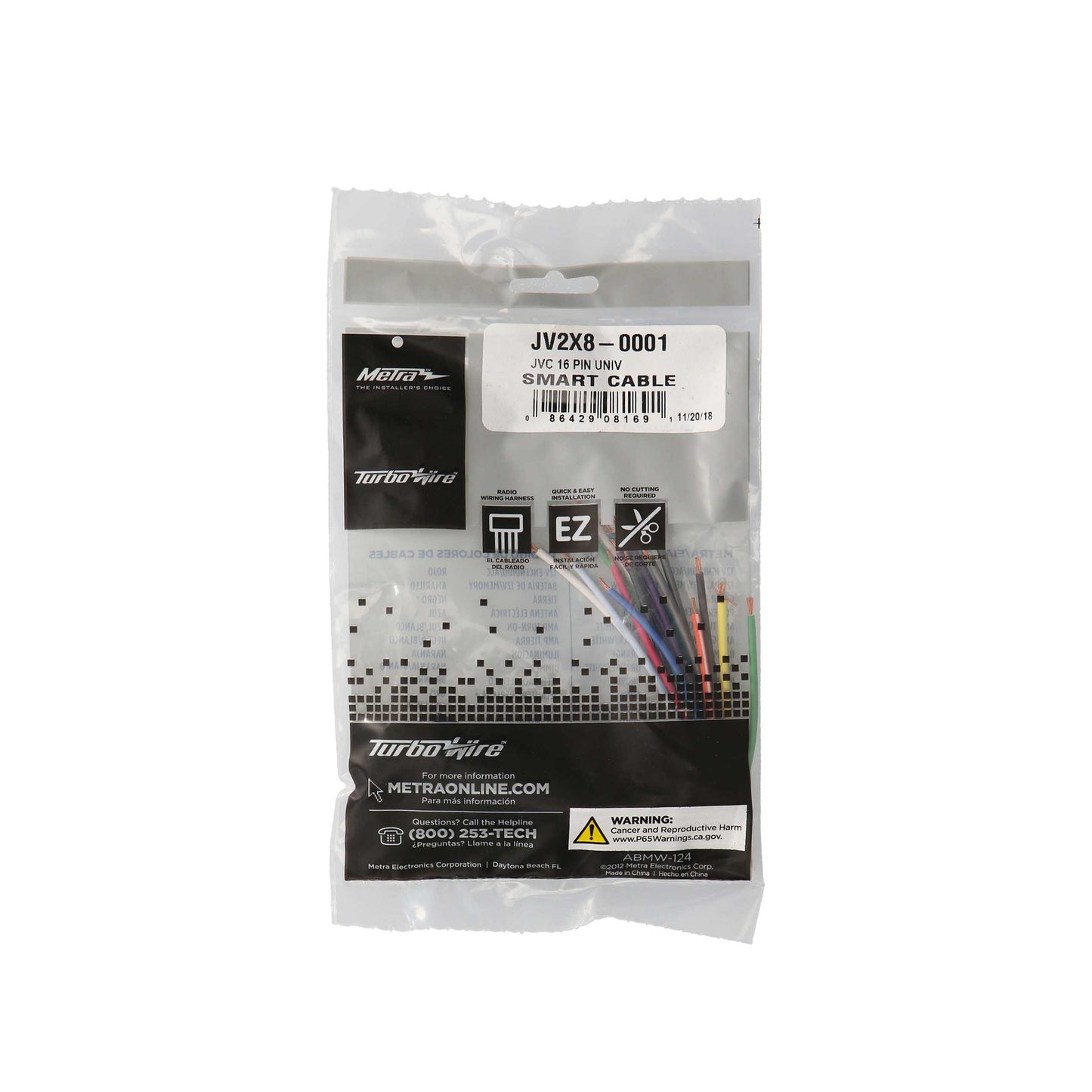 Metra JV2X8-0001 Powersports JVC 16 PIN UNIVERSAL - Smart Cable