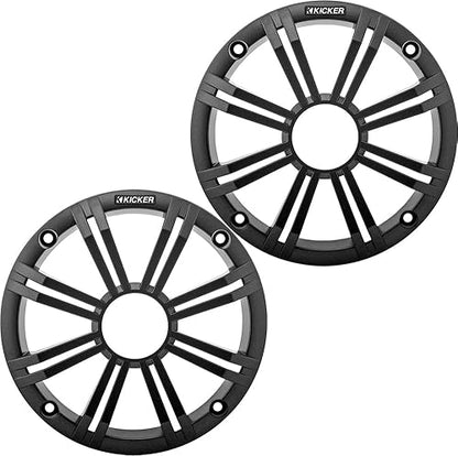 KICKER 6.5" Charcoal Grille for Kicker Marine Speaker- Package of 2