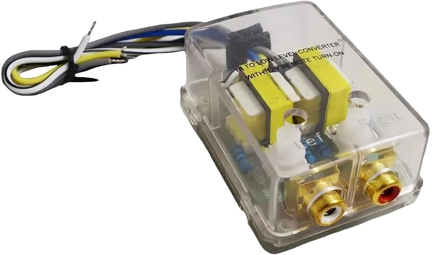 2-Channel High to Low Converter with Built-in 12 Volt Remote Turn-On