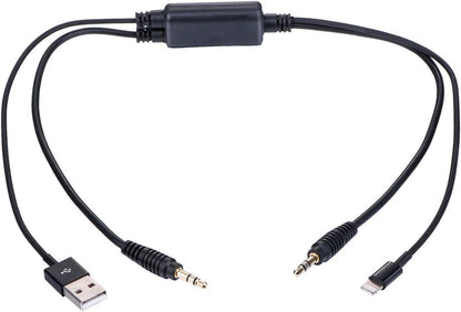 USB 3.5Mm Aux Interface Cable Compatible with BMW X3 X5 Series iPod iPhone