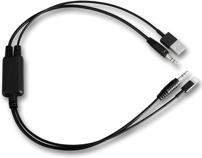 USB 3.5Mm Aux Interface Cable Compatible with BMW X3 X5 Series iPod iPhone