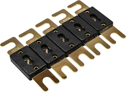5 Pack of 100 AMP ANL Fuses (5 per bag) - Getwiredusa