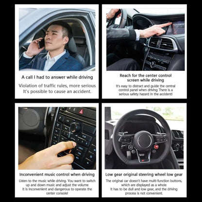 Multifunctional Car Cup Holder Wireless Knob Button Steering Wheel Button Remote Control without Light, without Light