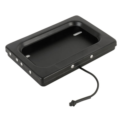 US Motorcycle License Plate Cover Frame Roller Blind License Plate Bracket