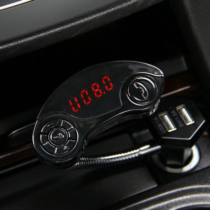GT86 Dual USB Charger Car Bluetooth FM Transmitter Kit, Support LCD Display / TF Card Music Play / Hands-free, GT86 (Black), GT86 (Gold), GT86 (Silver)