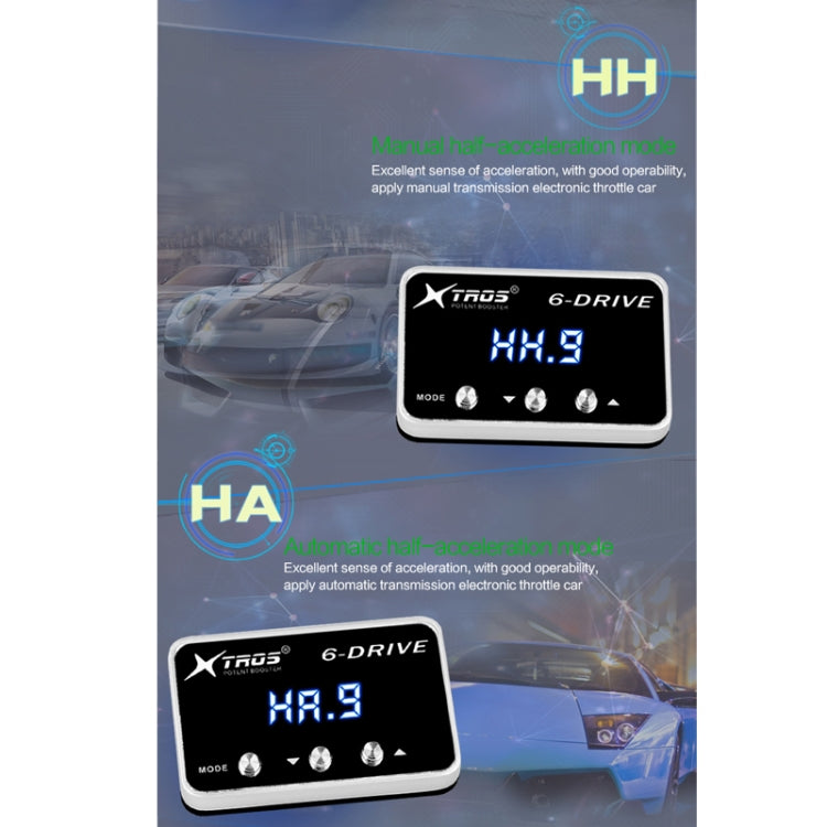 TROS TS-6Drive Potent Booster Electronic Throttle Controller for Honda CRV 2007-2011, For Honda CRV 2007-2011