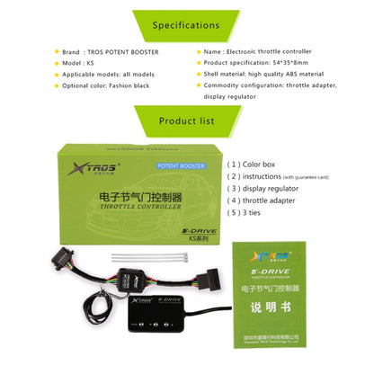 TROS KS-5Drive Potent Booster for Citroen C2 2003-2005 Electronic Throttle Controller, For Citroen C2