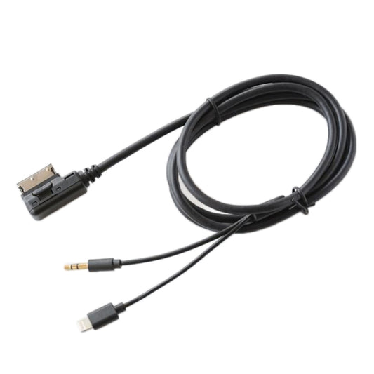 Car MMI AUX Audio Interface Cable For Mercedes-Benz W/ Charging For Iphone5 6 6Plus