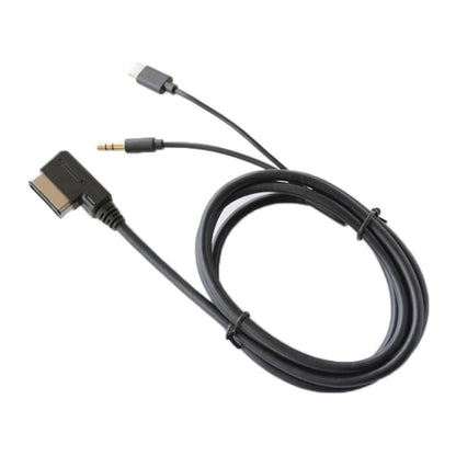 Car MMI AUX Audio Interface Cable For Mercedes-Benz W/ Charging For Iphone5 6 6Plus