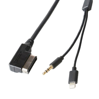 Car MMI AUX Audio Interface Cable For Mercedes-Benz W/ Charging For Iphone5 6 6Plus