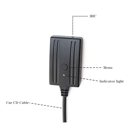 Car AMI AUX Bluetooth Audio Cable + MIC for Mercedes-Benz Smart 450, For Mercedes-Benz Smart 450