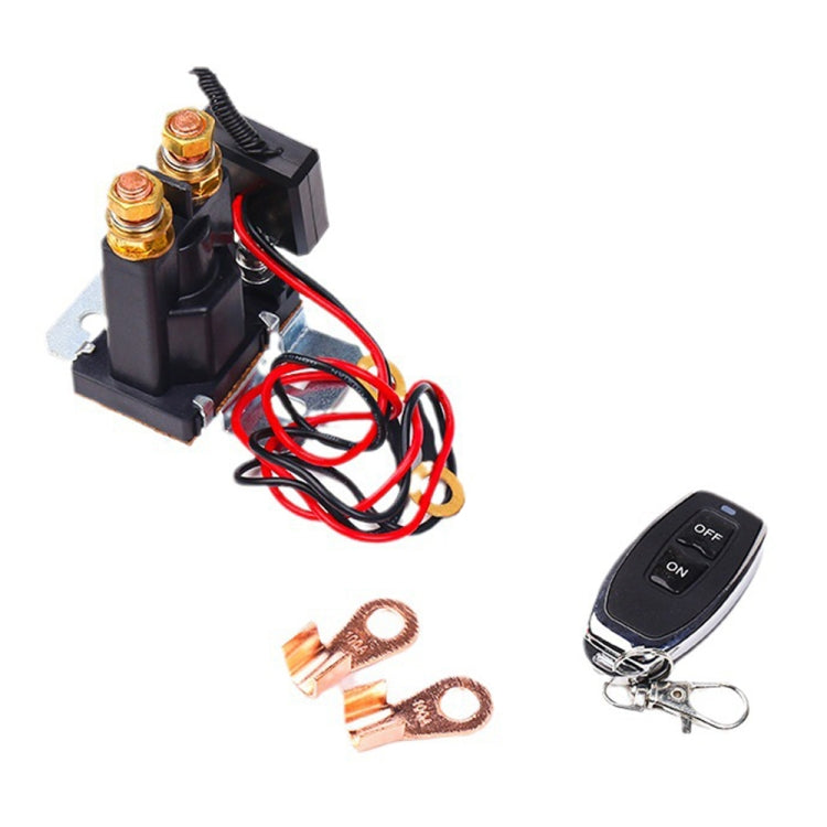 12V 500A Car Battery Remote Control Relay Rotary Switch Cut, with 1 x Remote Control, with 2 x Remote Control