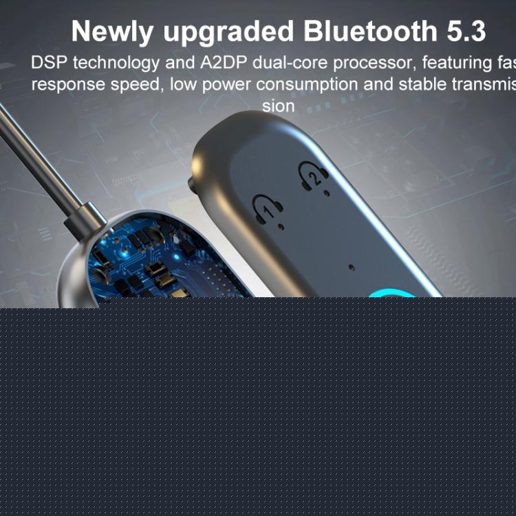 BR08T 2 in 1 Car Bluetooth AUX Receiver Transmitter Bluetooth Audio Adapter, BR08T