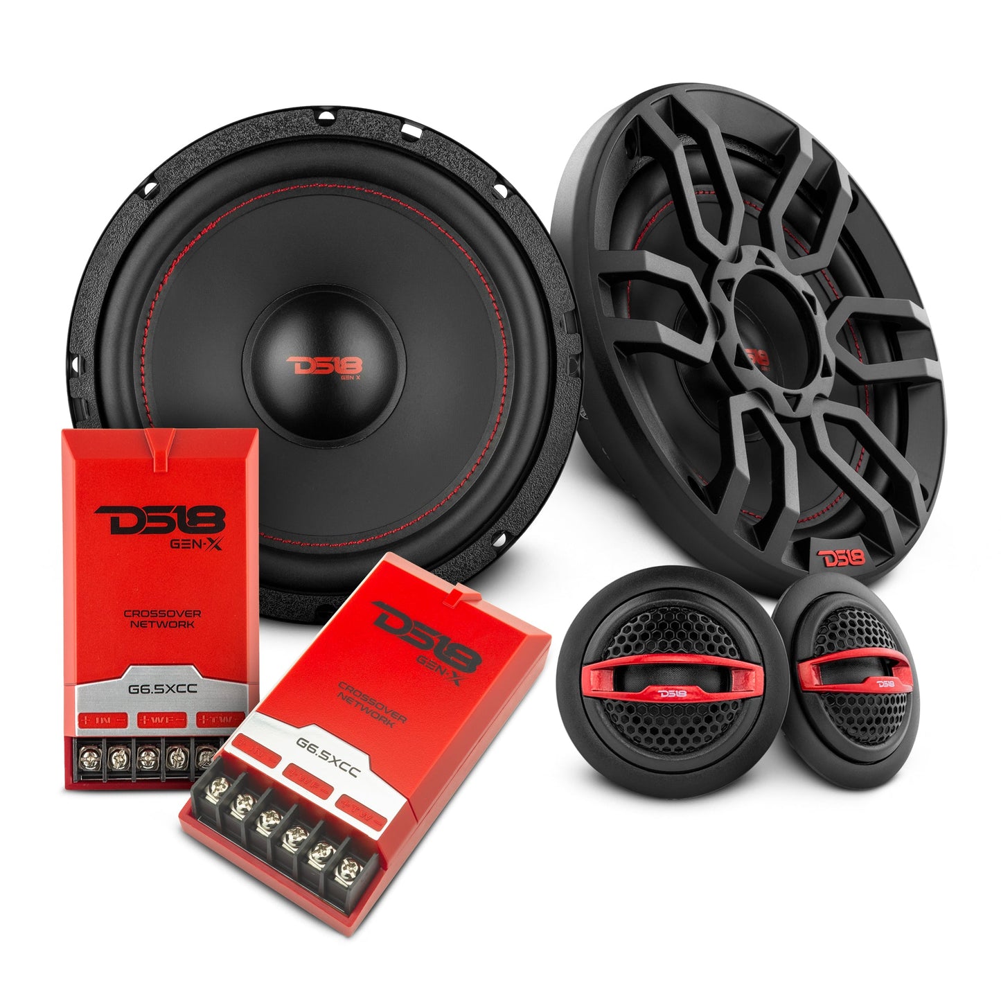 G6.5XC GEN-X 6.5" 2-Way Component Set Speaker System 150 Watts 4-Ohm