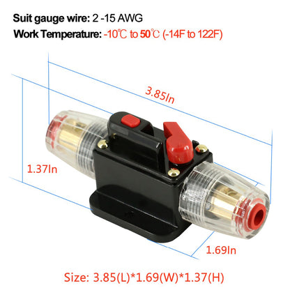 12-Volt Inline waterproof Battery Kill Switch