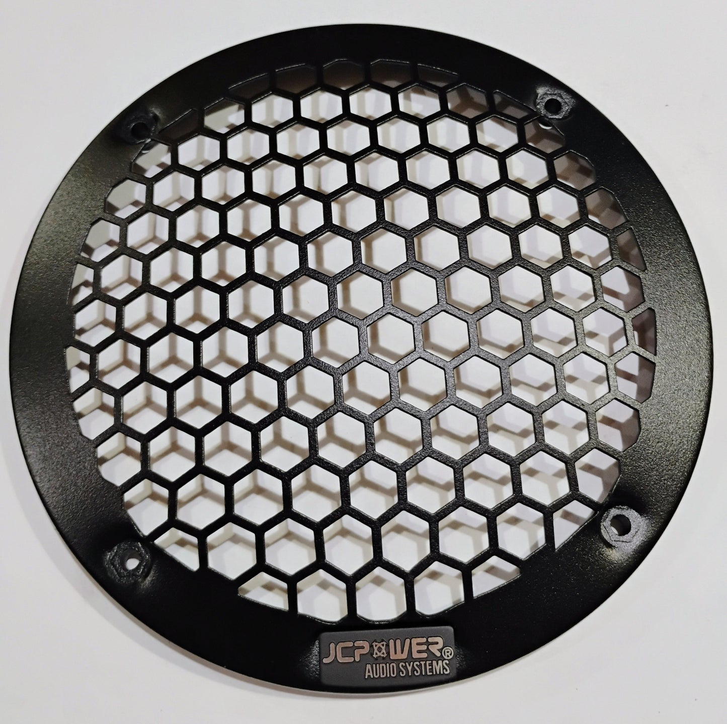Pair of JC Power 6.5 Inch Metal Honey Comb Speaker Grill(s)- Black