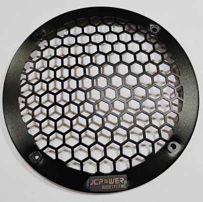 Pair of JC Power 6.5 Inch Metal Honey Comb Speaker Grill(s)- Black
