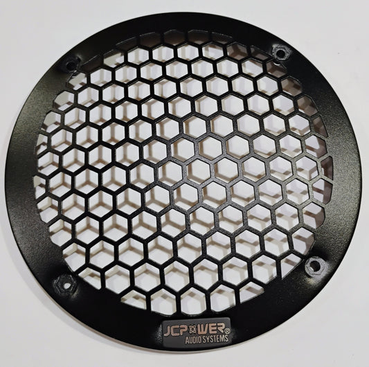 Pair of JC Power 6.5 Inch Metal Honey Comb Speaker Grill(s)- Black