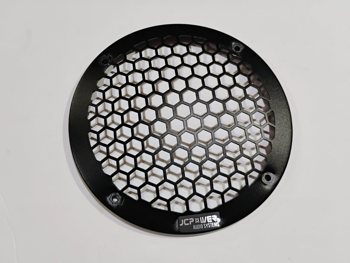 Pair of JC Power 6.5 Inch Metal Honey Comb Speaker Grill(s)- Black