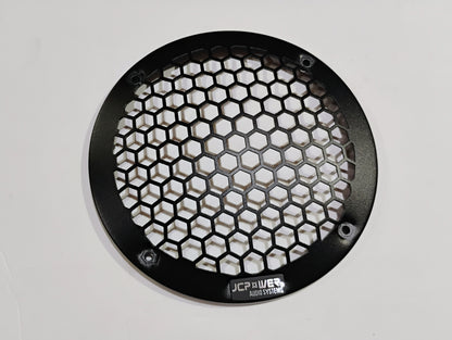 Pair of JC Power 6.5 Inch Metal Honey Comb Speaker Grill(s)- Black