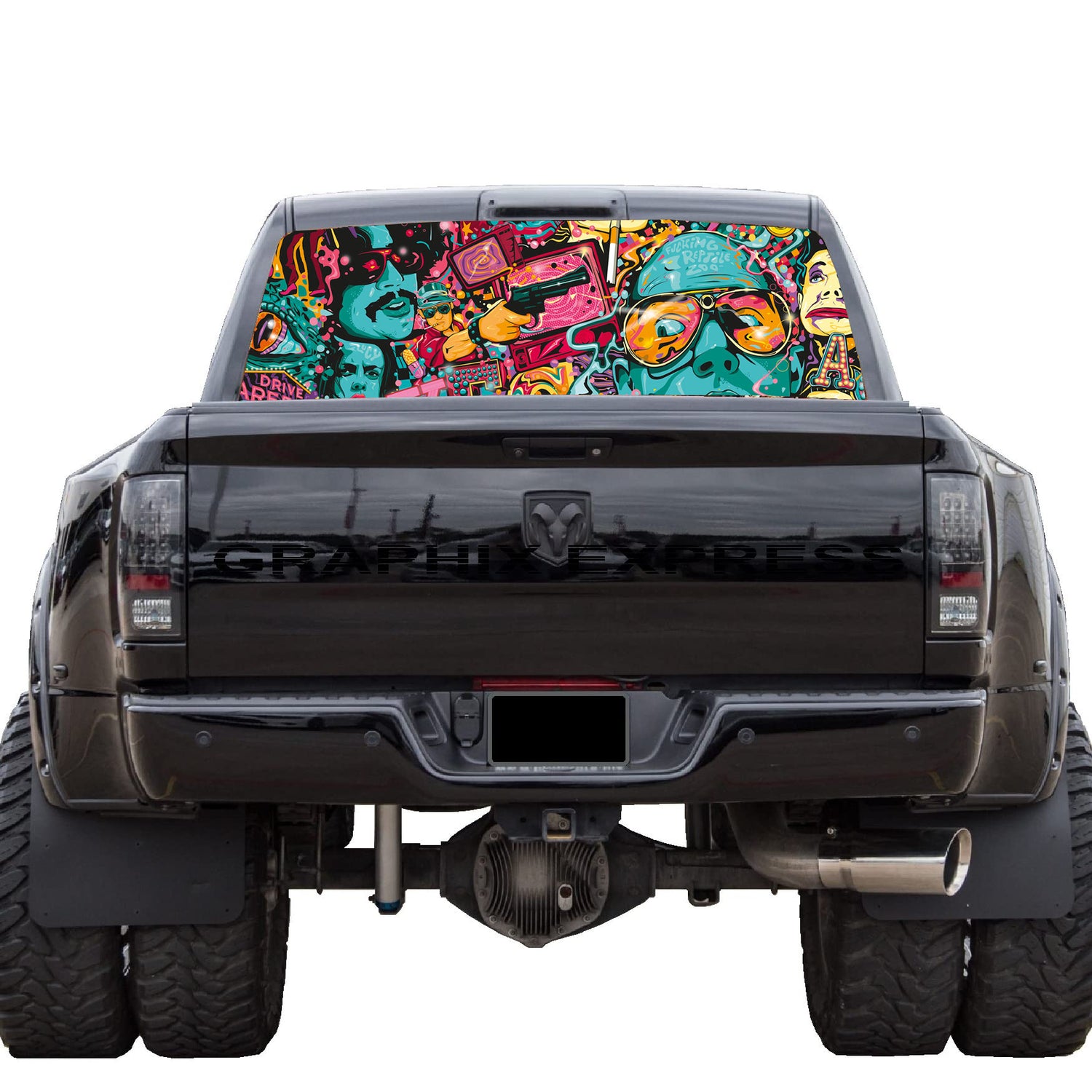 Perforated Window Decals