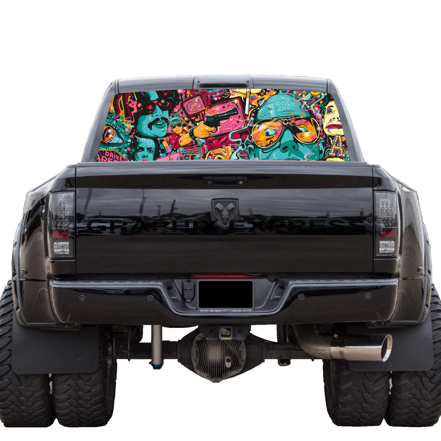 Perforated Window Decals