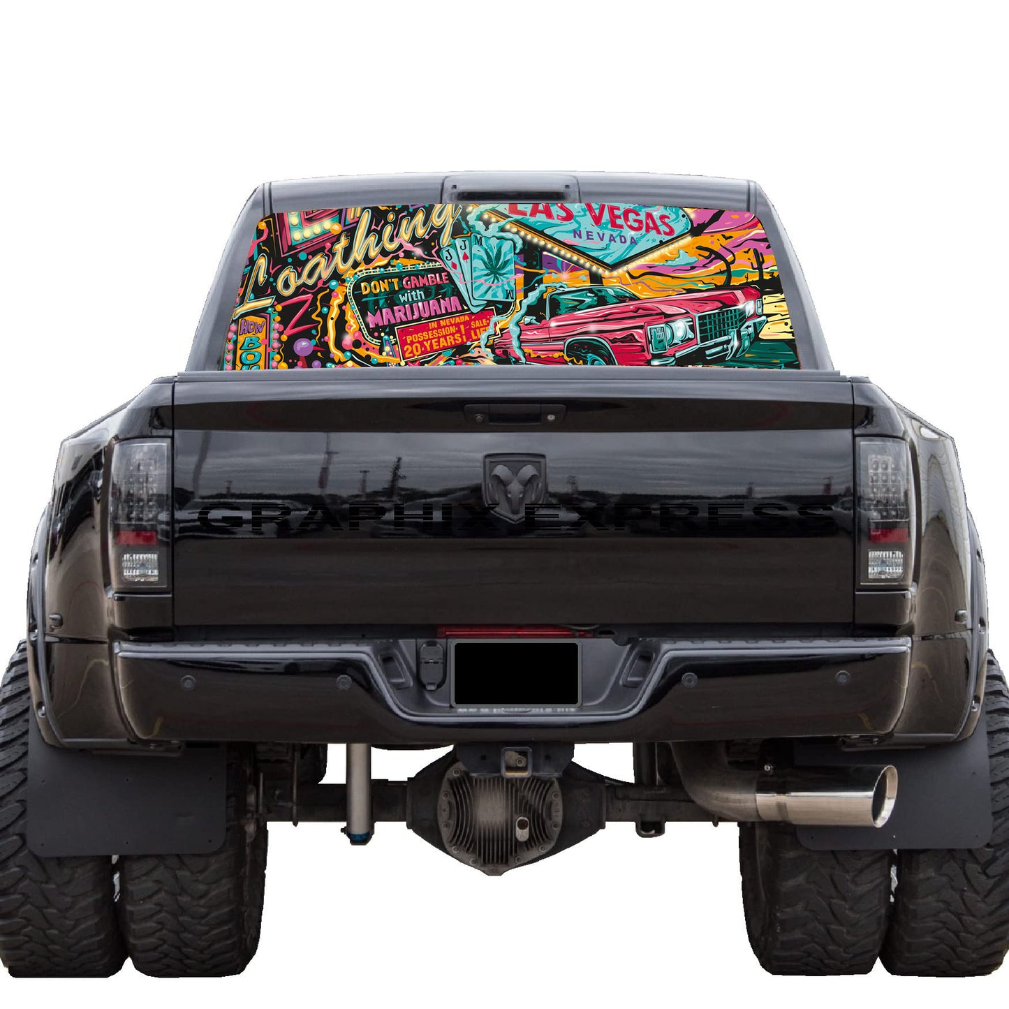 Perforated Window Decals Fear & Loathing Collection