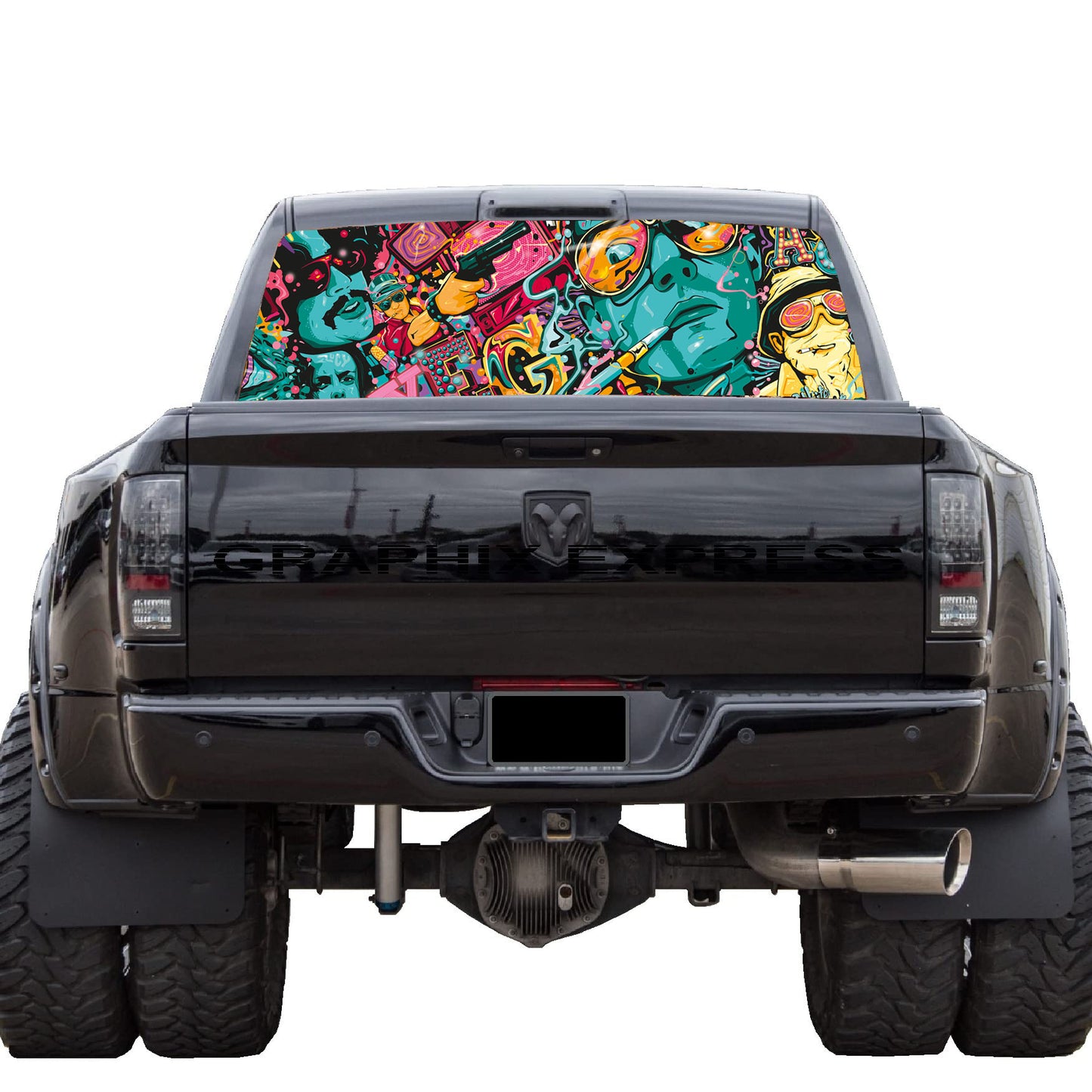 Fear & Loathing Perforated Window Decals