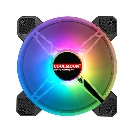 COOLMOON CM-JD1 Jade Ring RGB Case Cooler, CM-JD1