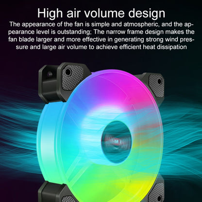 COOLMOON CM-JD1 Jade Ring RGB Case Cooler, CM-JD1