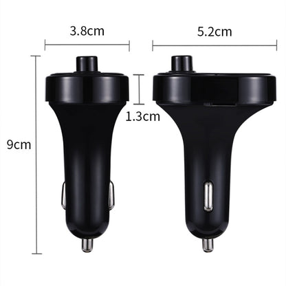 X1 Car Handsfree Kit FM Transmitter Wireless Audio Receiver MP3 Player Dual USB Fast Charger, X1