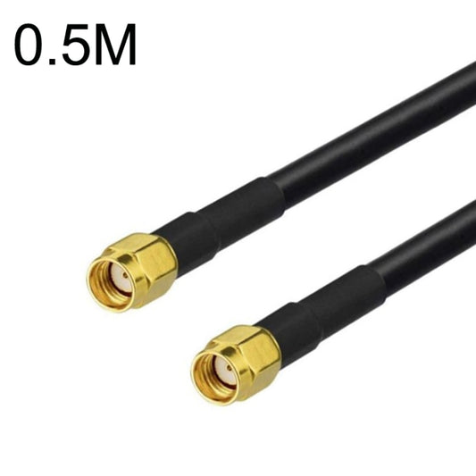 RP-SMA Male To RP-SMA Male RG58 Coaxial Adapter Cable, RP-SMA Male To RP-SMA Male 0.5m, RP-SMA Male To RP-SMA Male 1m, RP-SMA Male To RP-SMA Male 1.5m, RP-SMA Male To RP-SMA Male 3m, RP-SMA Male To RP-SMA Male 5m, RP-SMA Male To RP-SMA Male 10m