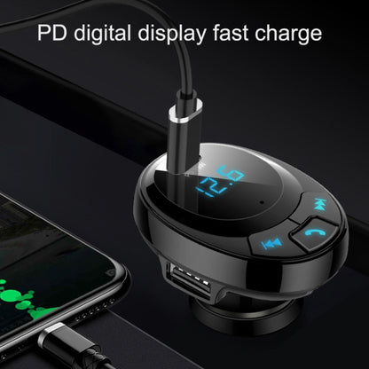 BT09 Car Bluetooth MP3 Digital Display Dual USB Charger, BT09