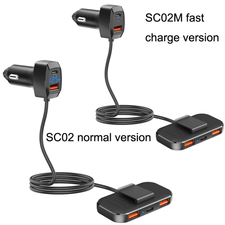 5 In 1 Mobile Phone Fast Recharge Car Charger, SC02