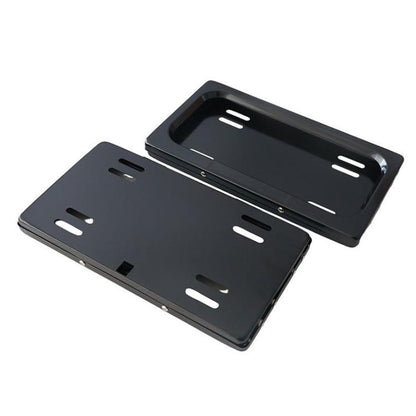 US Standard Roller Blind Dual-Brand Energy Vehicle License Plate Frame License Plate Bracket, Dual-Brand License Plate Frame