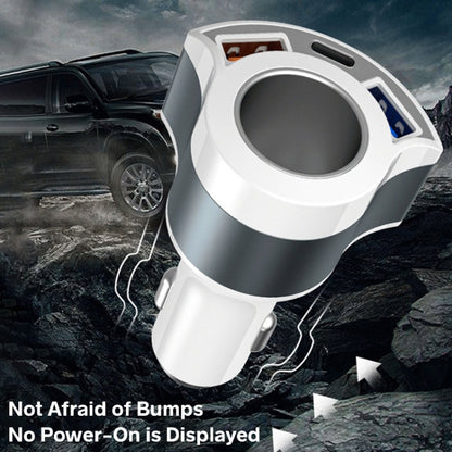 5V3A Cigarette Lighter PD Super Fast Charging Multifunctional Car Charger, 5V 3A Black, 5V 3A White