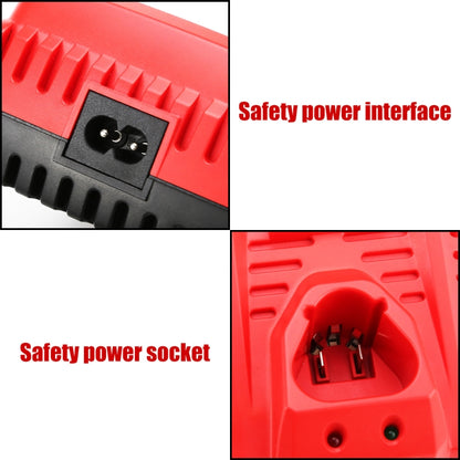 N12 For Milwaukee 10.8/12V Electric Tool Lithium Battery Fast Charger, US, EU, UK, AU