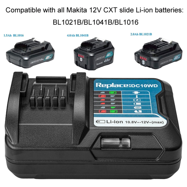 For MAKBL1013 10.8V~12V Lithium Battery Charger, US Plug, EU Plug, UK Plug, AU Plug