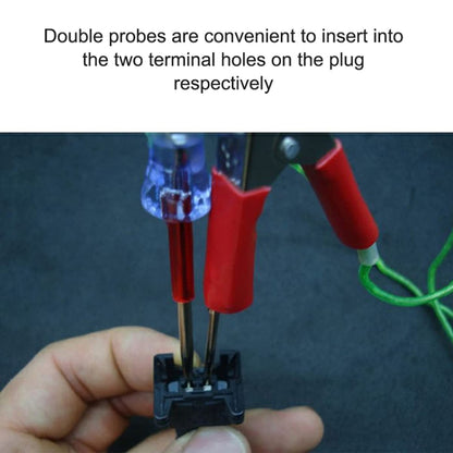 Automotive Maintenance Test Pen Set Multifunctional Electricity Measuring Tester Light Tool, 5pcs /Set