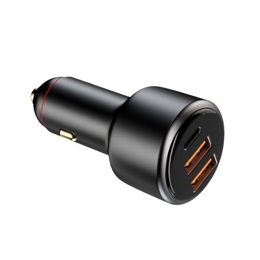 Vehicle Mini Fast Charging Charger Car One To Three Cigarette Lighter, 300W