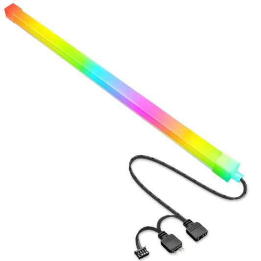 Panoramic Glow ARGB Light Bar Desktop Computer Case Interior Decorative Ambient Light, F300 Square