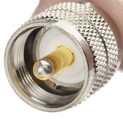 BNC Male Right Angle To UHF PL259 Male RG58 Coaxial Cable, 0.5m, 1m, 2m, 3m, 5m, 8m, 10m