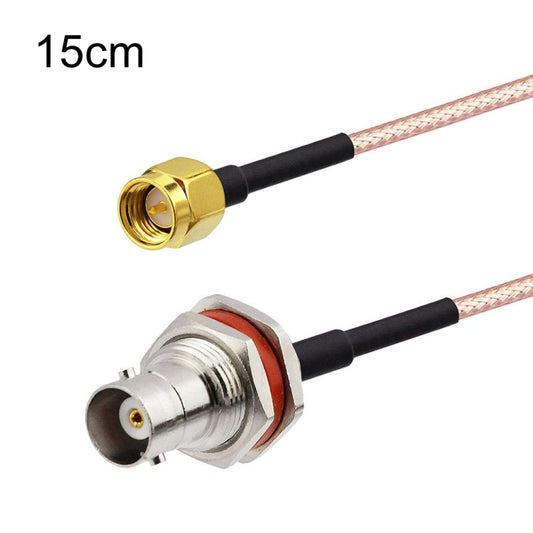 SMA Male To BNC Waterproof Female RG316 Coaxial RF Adapter Cable, 15cm, 30cm, 50cm, 100cm