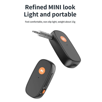 2-in-1 AUX Car Bluetooth Receiver Transmitter Hands-free Call Adapter Converter, 2-in-1