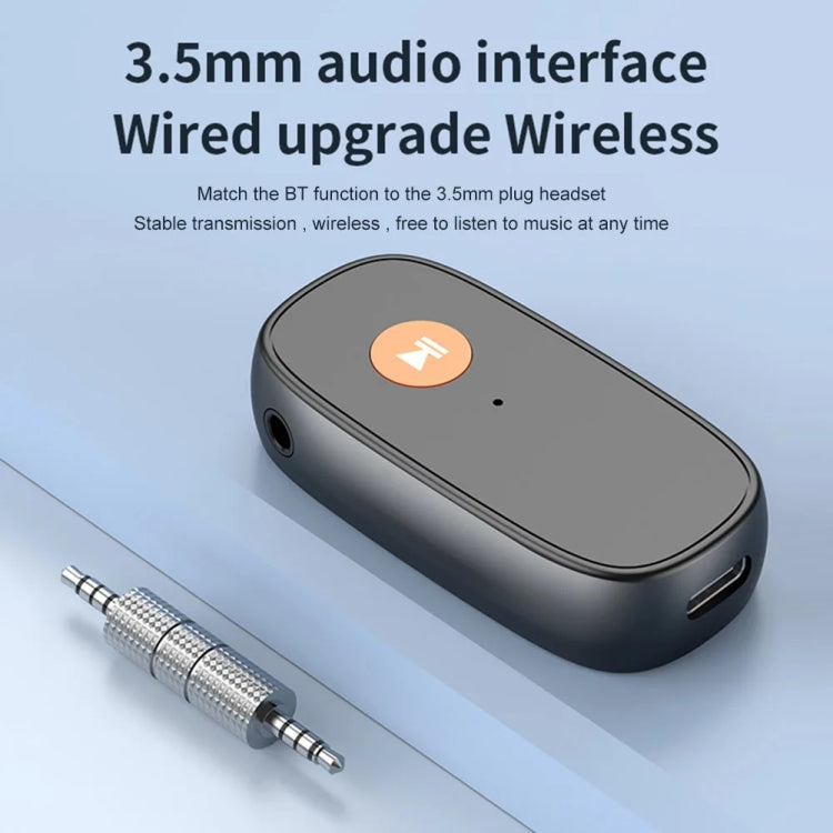 2-in-1 AUX Car Bluetooth Receiver Transmitter Hands-free Call Adapter Converter, 2-in-1