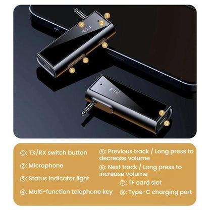 Car Audio AUX Bluetooth Transmitter/Receiver Audio Adapter, C22