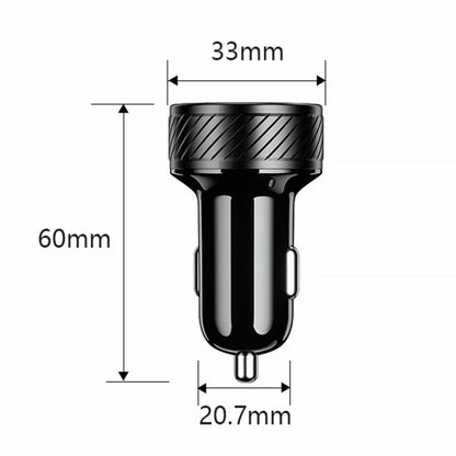 Car Cigarette Lighter LED Indicator USB Charger With Switch