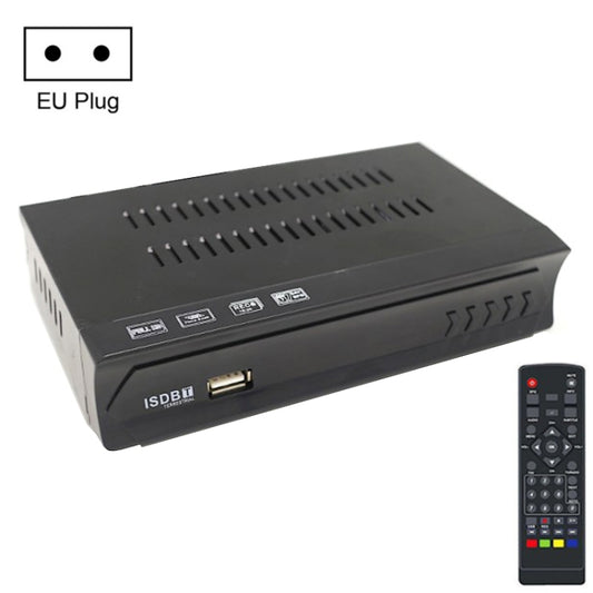 ISDB-T Satellite TV Receiver Set Top Box with Remote Control, For South America, Philippine