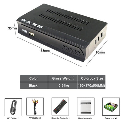 ISDB-T Satellite TV Receiver Set Top Box with Remote Control, For South America, Philippine