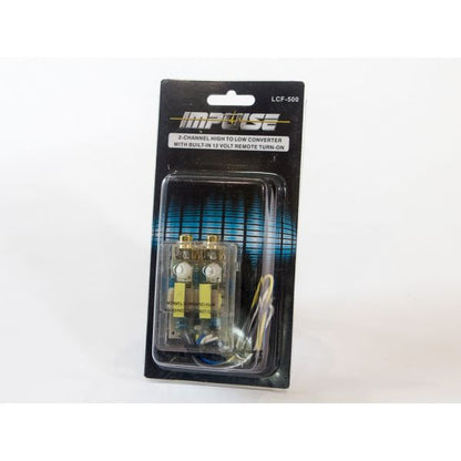 2-Channel High to Low Converter with Built-in 12 Volt Remote Turn-On